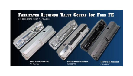 PRW Ford FE fabricated Aluminum Valve Covers