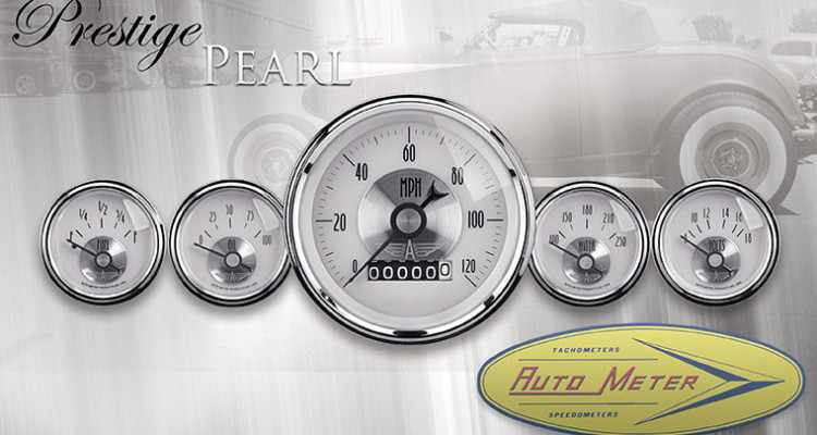Auto Meter Prestige Pearl Instruments