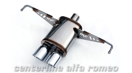 Centerline International Alfa Romeo 4C "Stradale" exhaust system